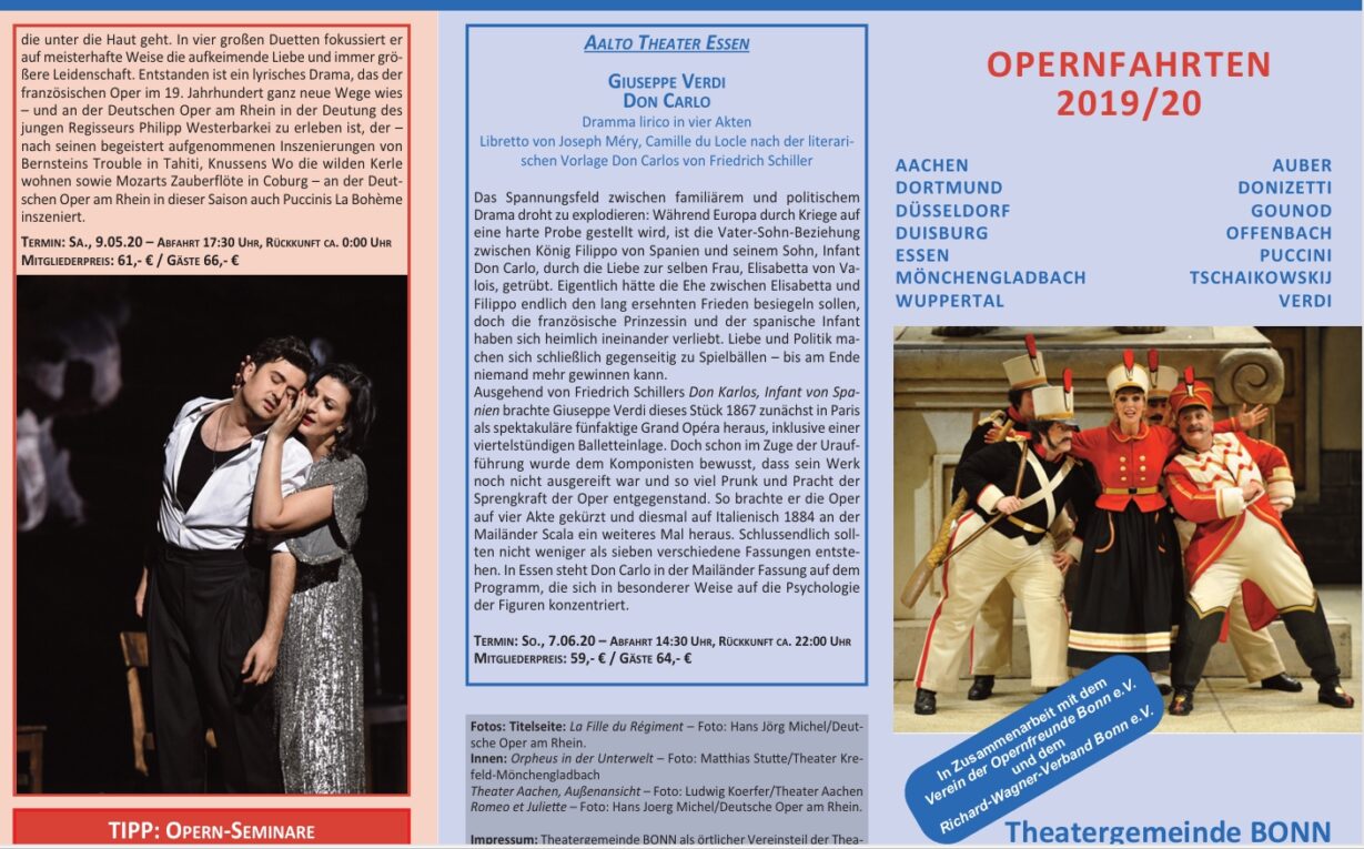 Opernfahrten 2019/2020